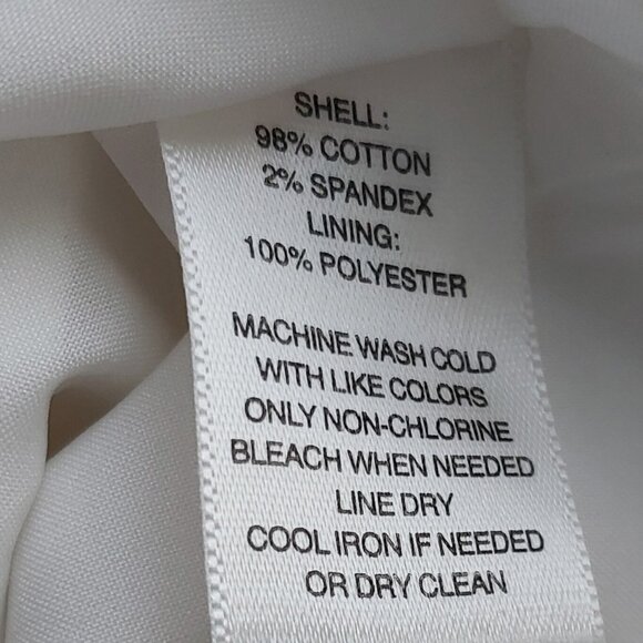 WHBM Nautical Vibe Colorblock mini Skirt with Decorative Buttons Sz 0 - Picture 8 of 8